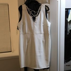 Super cute short white dress